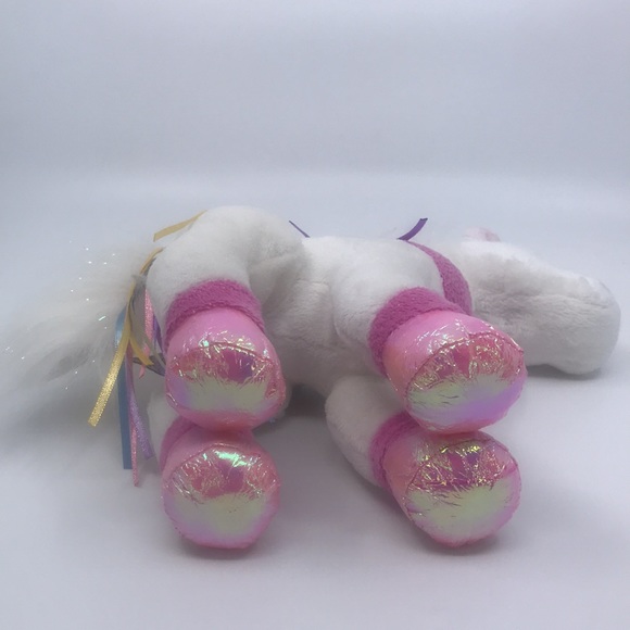 Webkinz Plush Ribbon Unicorn by Ganz No code - Picture 4 of 7